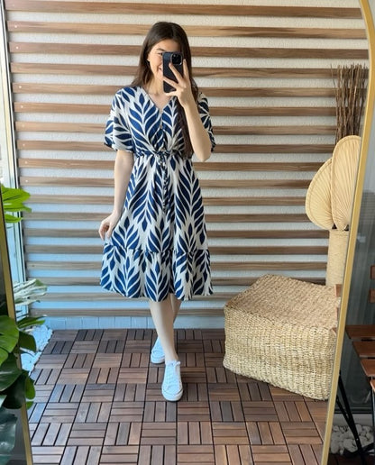 Beautiful summer vibe cotton midi-dress_II