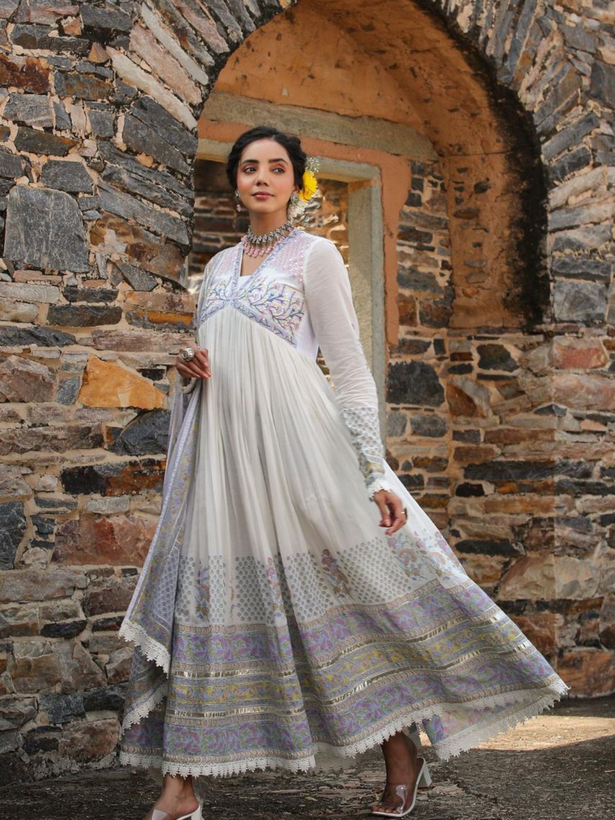 Ombre style: A classic anarkali gown set