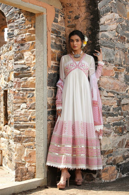 Ombre style: A classic anarkali gown set