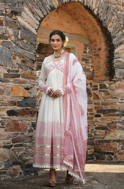 Ombre style: A classic anarkali gown set