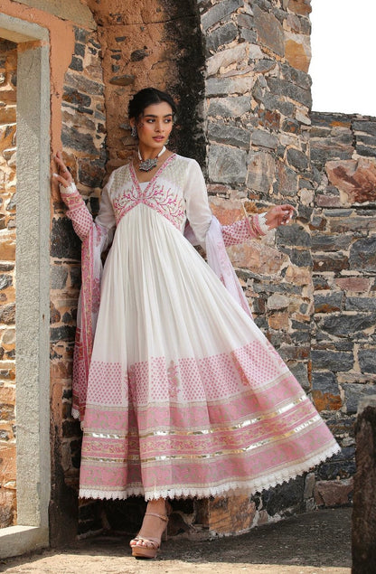 Ombre style: A classic anarkali gown set