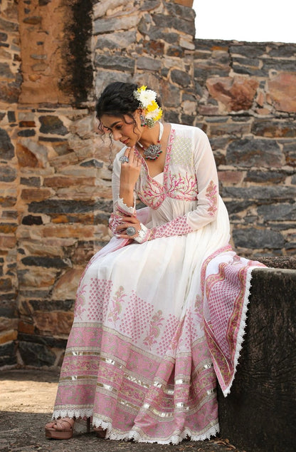 Ombre style: A classic anarkali gown set