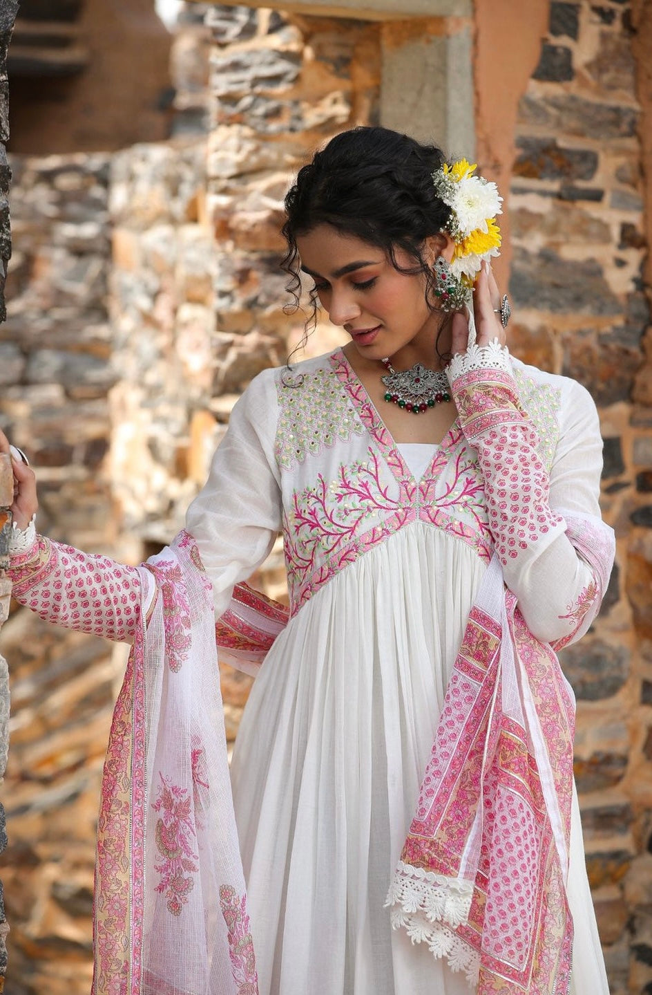 Ombre style: A classic anarkali gown set