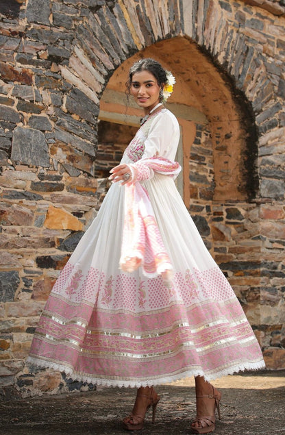 Ombre style: A classic anarkali gown set