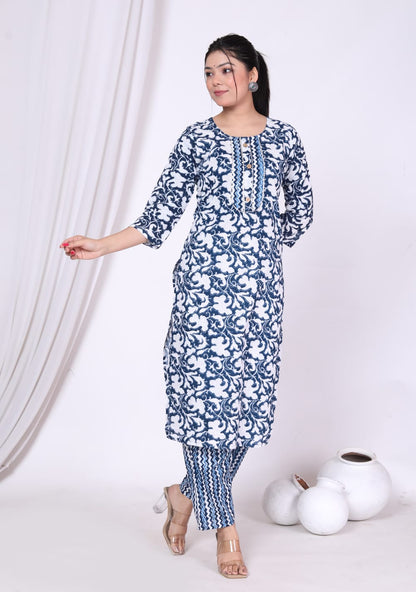 Beautiful cotton kurti set