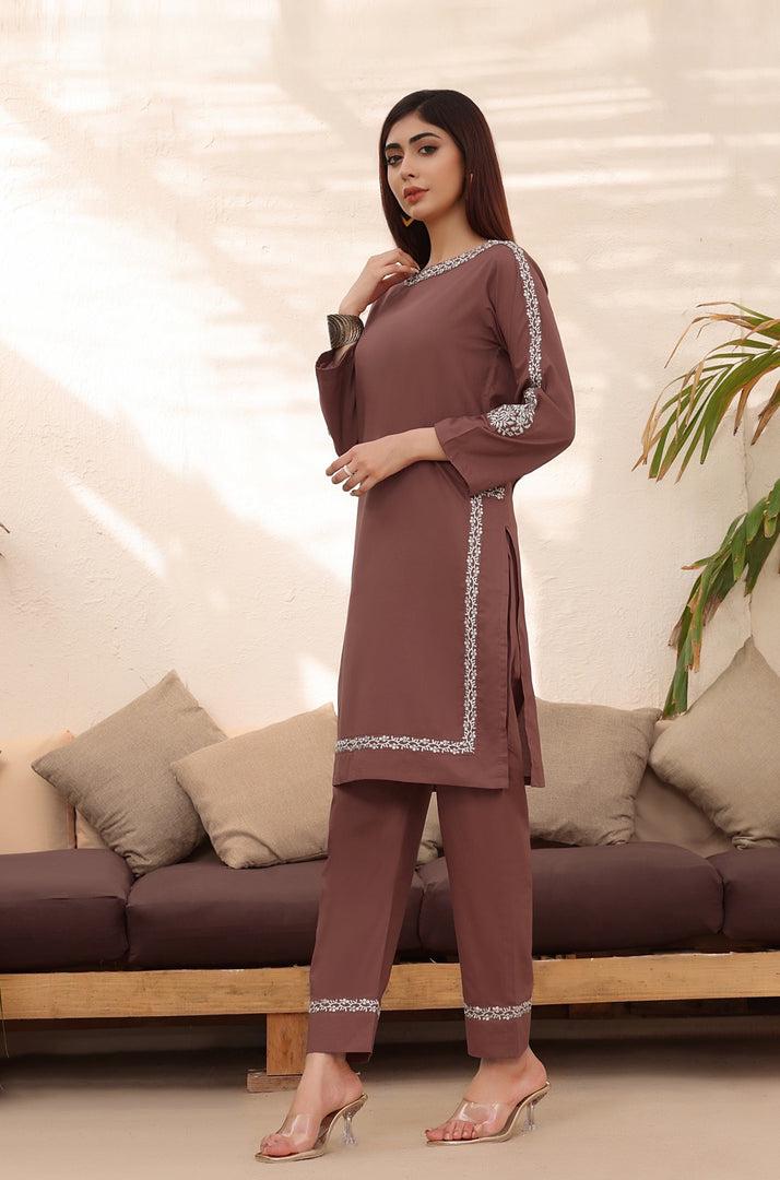 Premium rayon fabric straight kurti with pant