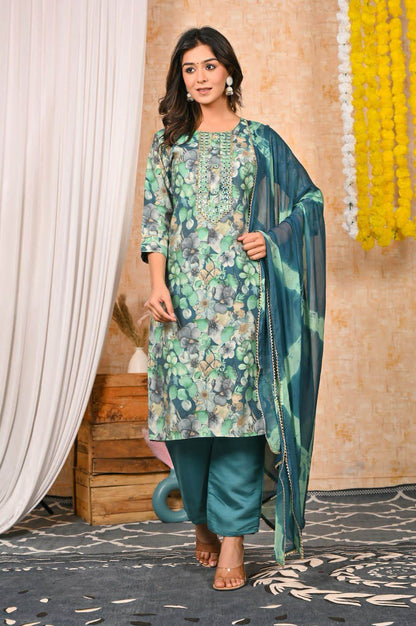 Muslin fabric kurti set - Eraya