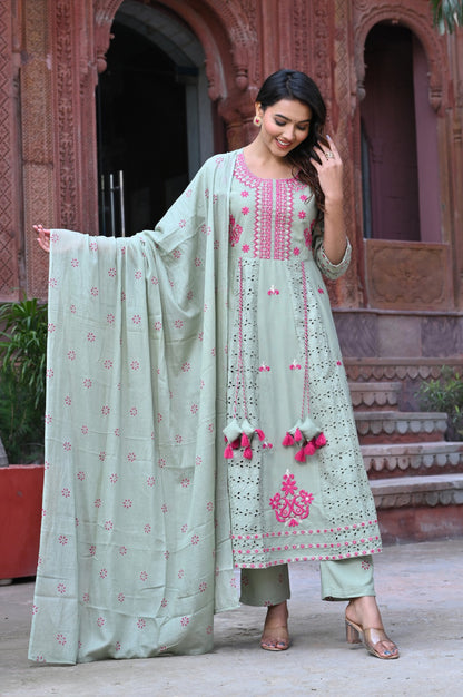 Premium anarkali kurti set