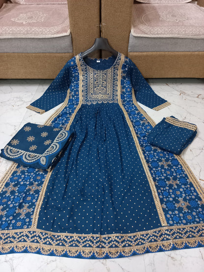 premium Naira Cut  kurti set