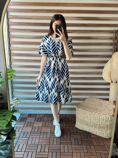 Beautiful summer vibe cotton midi-dress_II